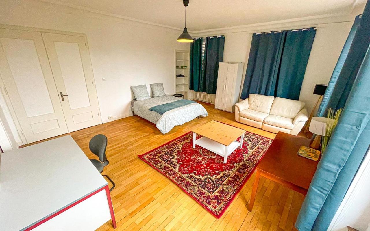 Chambres Privees -Private Room- Dans Un Spacieux Appartement - 100M2 Centre Proche Gare Mulhouse Eksteriør bilde