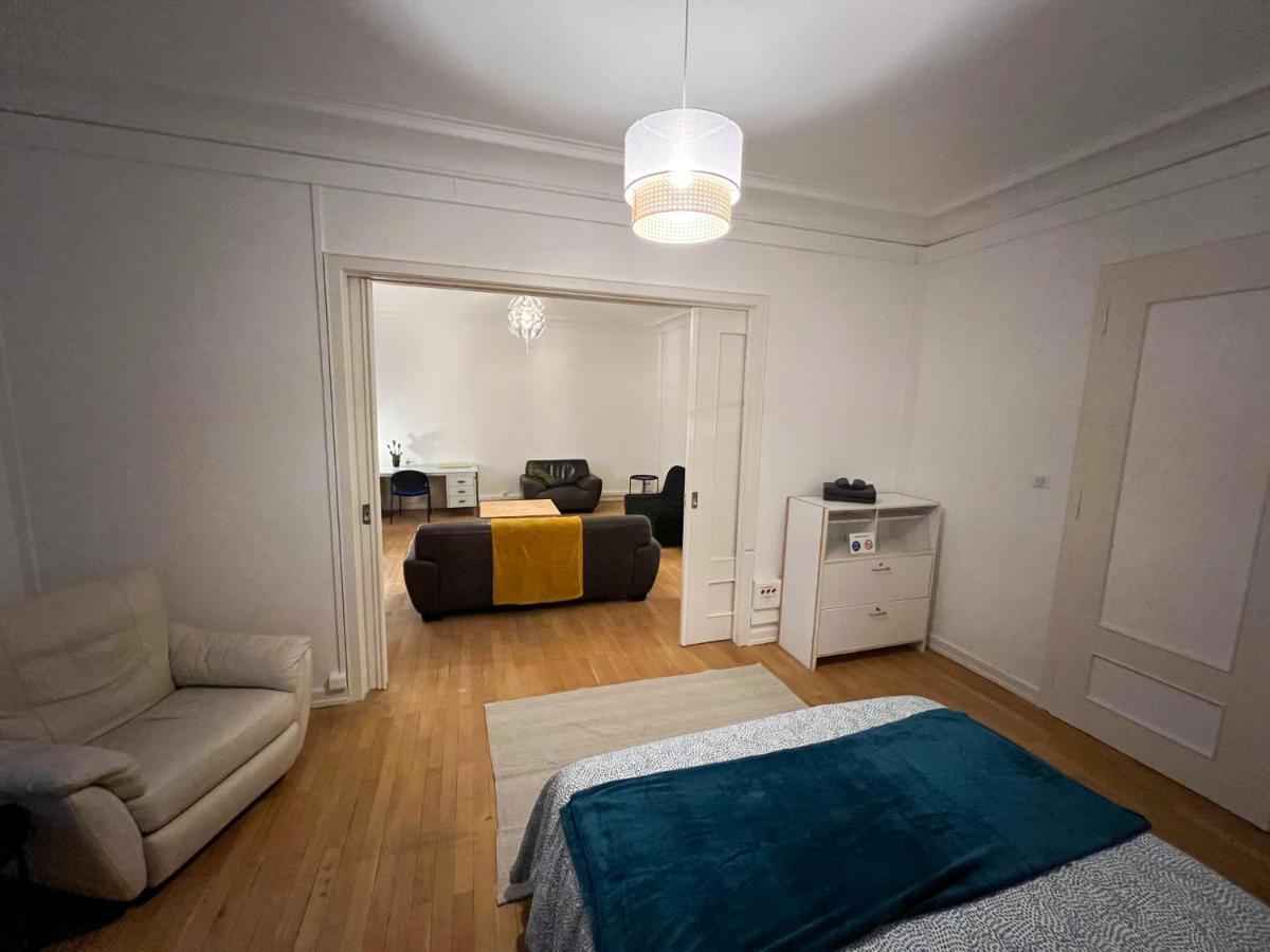 Chambres Privees -Private Room- Dans Un Spacieux Appartement - 100M2 Centre Proche Gare Mulhouse Eksteriør bilde