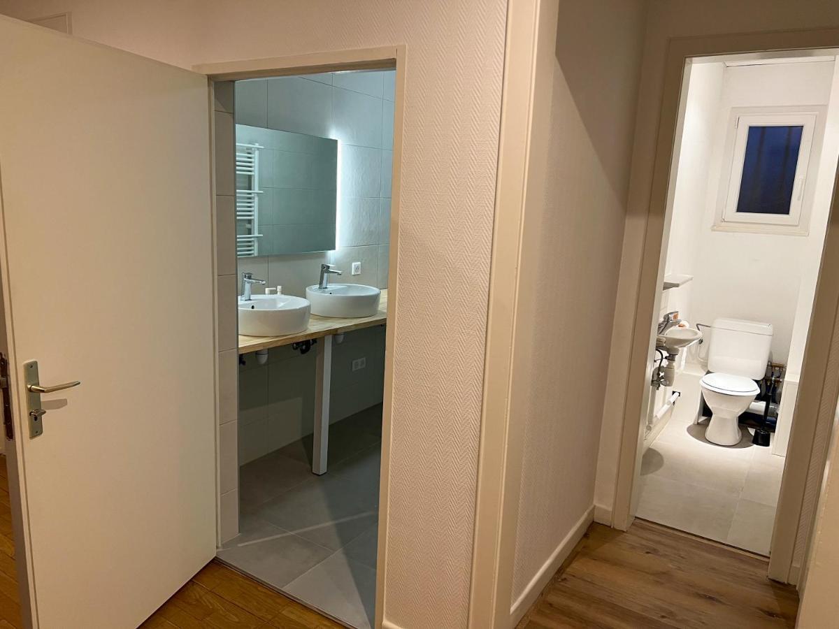 Chambres Privees -Private Room- Dans Un Spacieux Appartement - 100M2 Centre Proche Gare Mulhouse Eksteriør bilde