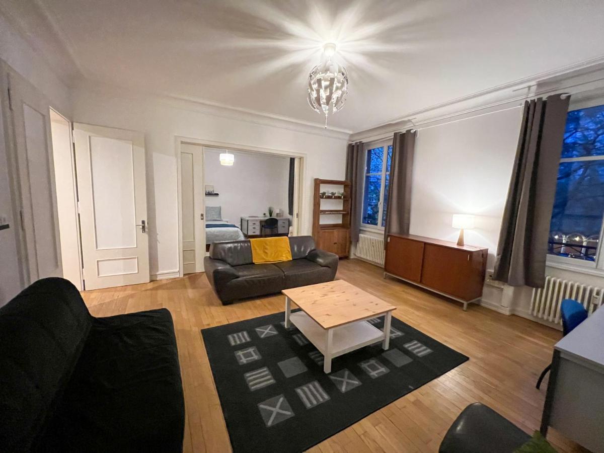 Chambres Privees -Private Room- Dans Un Spacieux Appartement - 100M2 Centre Proche Gare Mulhouse Eksteriør bilde